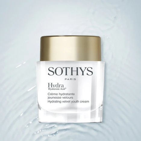 Hydra 4HA Aksamitny krem nawilżająco-odmładzający Sothys 50 ml – komfortowy krem do skóry normalnej i suchej