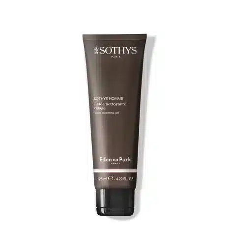żel do twarzy Sothys Homme w tubie z teksturą produktu