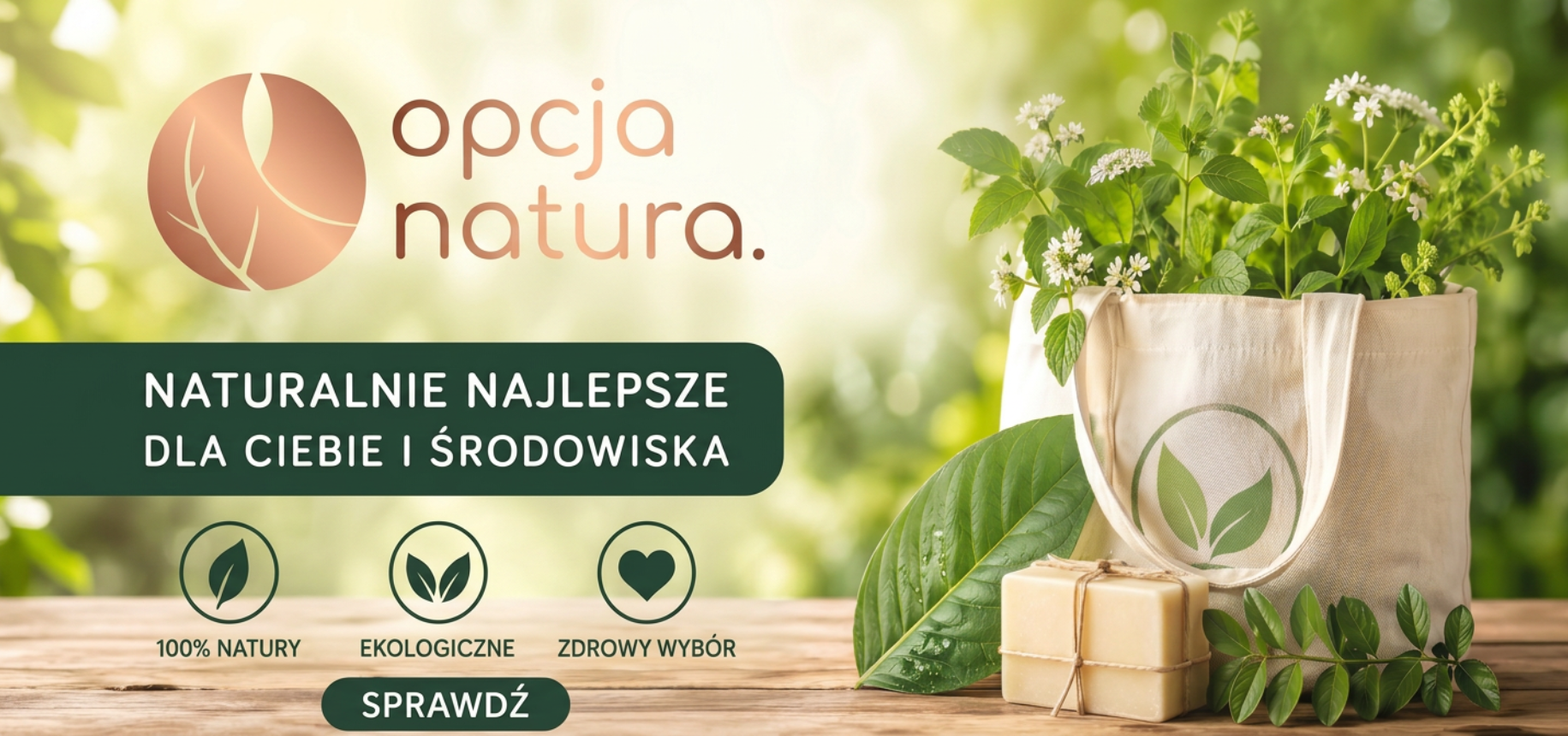 Naturalne kosmetyki Opcja Natura – ekologiczne produkty z roślinnymi składnikami, przyjazne dla skóry i środowiska