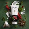 Połyskujący balsam do ciała Sothys Zielona Herbata i Czerwona Porzeczka 200 ml – balsam z efektem glow w otoczeniu liści herbaty i owoców porzeczki
